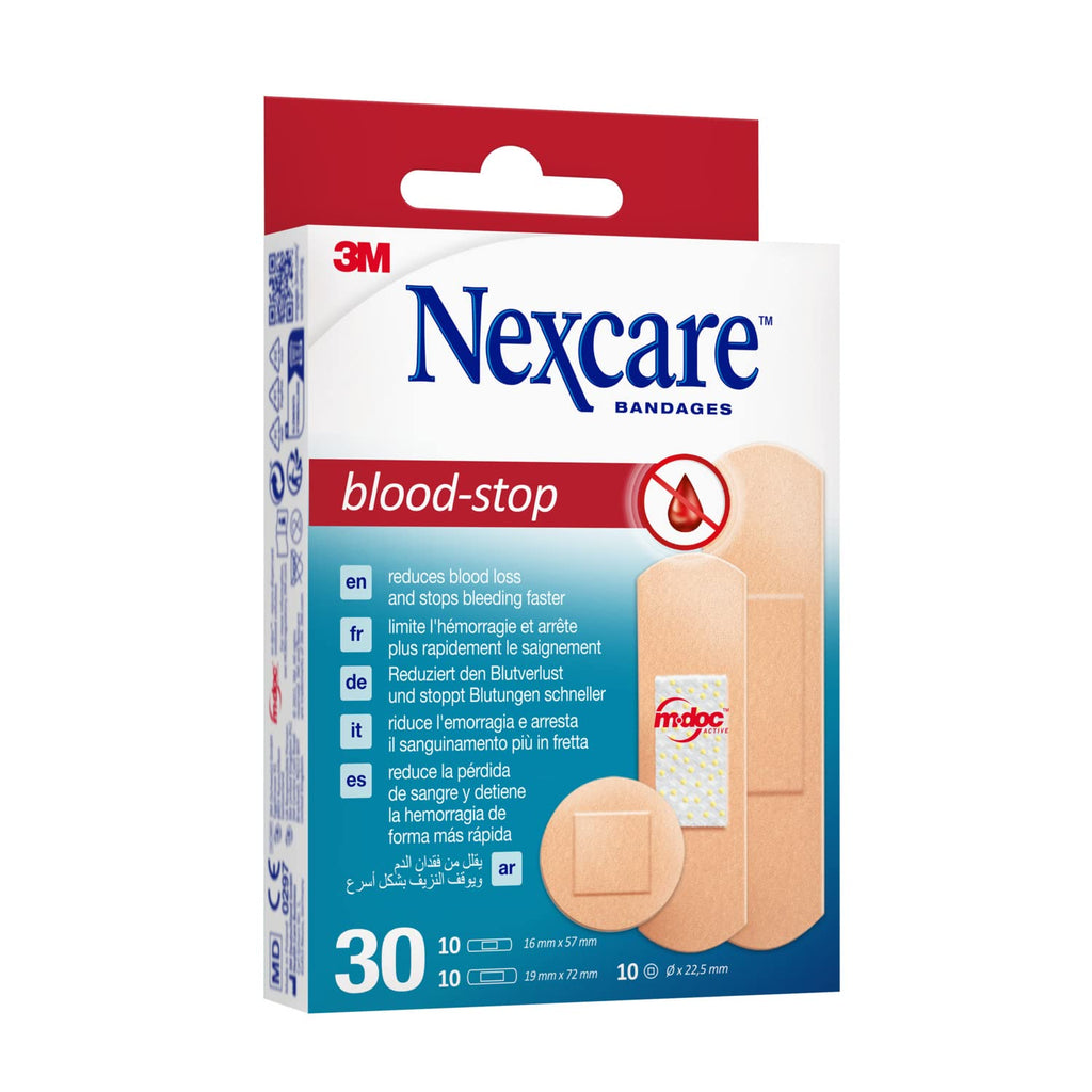 NEXCARE™ Pansements Hémostatiques Assortis N1730AS, 30/Paquet