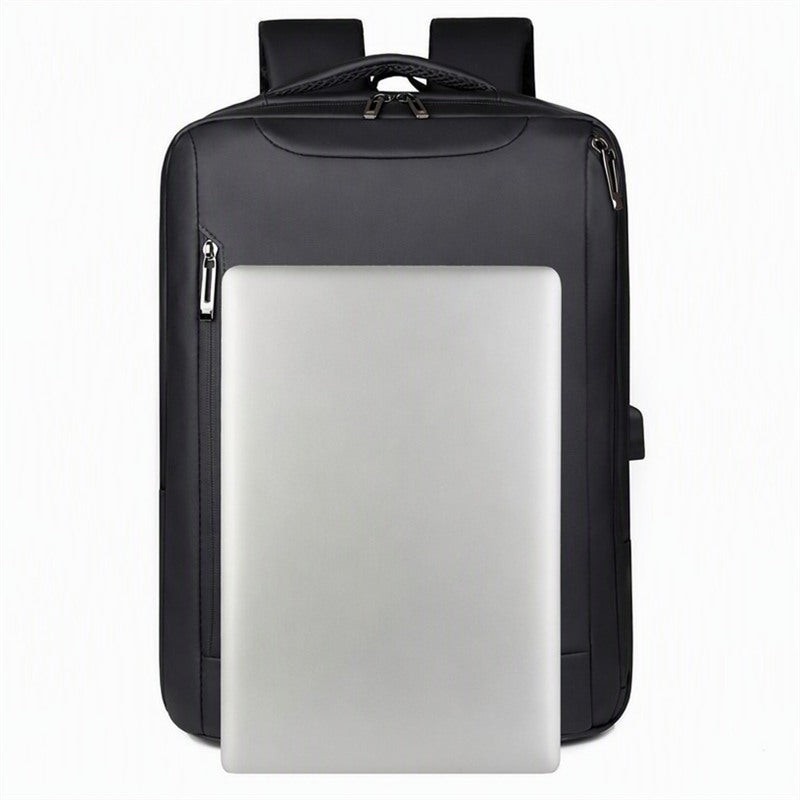 Sac à dos ordinateur portable professionnel 15,6 pouces léger hydrofuge multi-compartiments sac à dos fin sac à dos décontracté pour trajet bureau court voyage