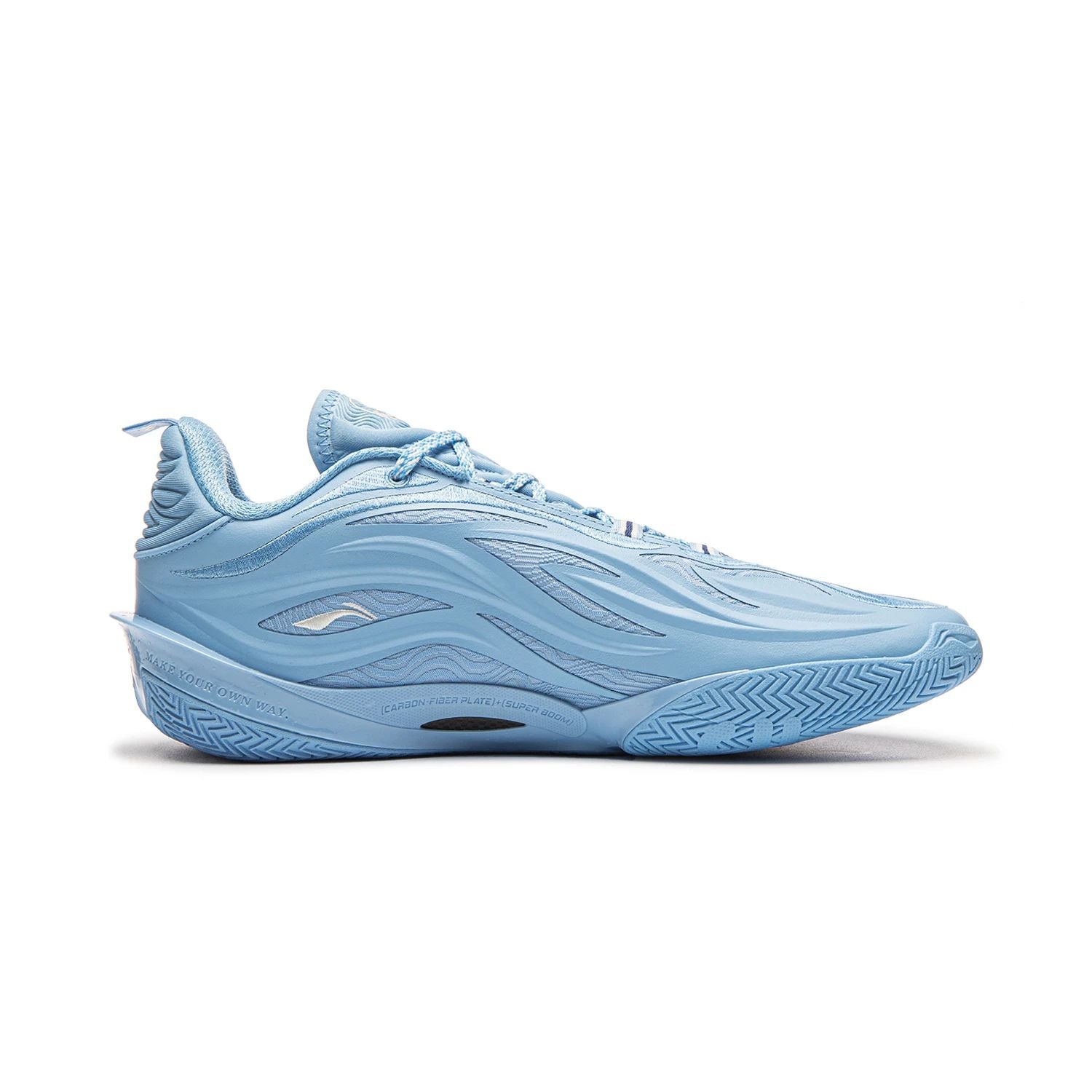 EU45 LI-NING Wade 808 5 Ultra V2 Chaussures de basket professionnel pour homme intérieur et extérieur - Bleu marine clair