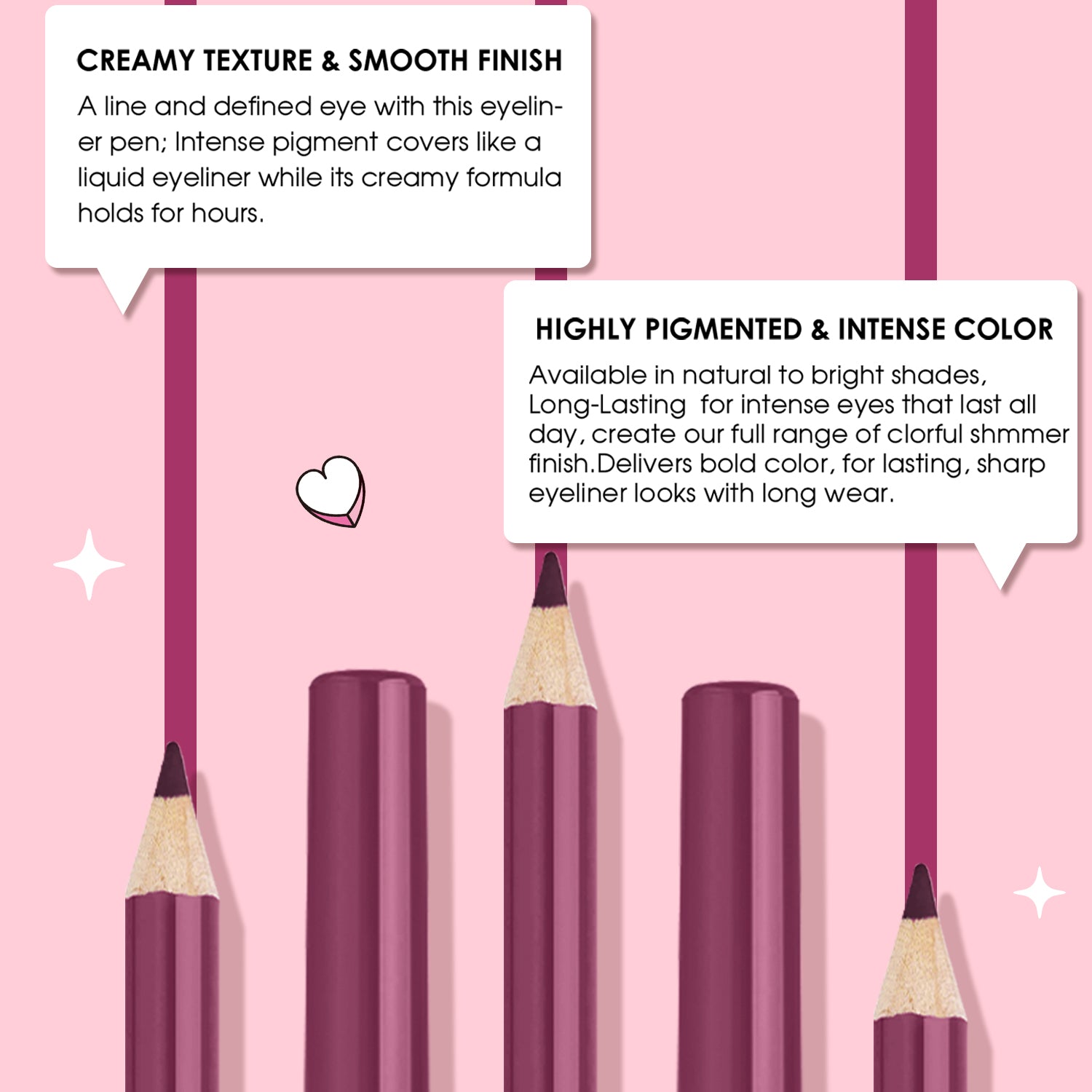 Misslyn Crayon pour les yeux Couleur intense 209 Rose ultra