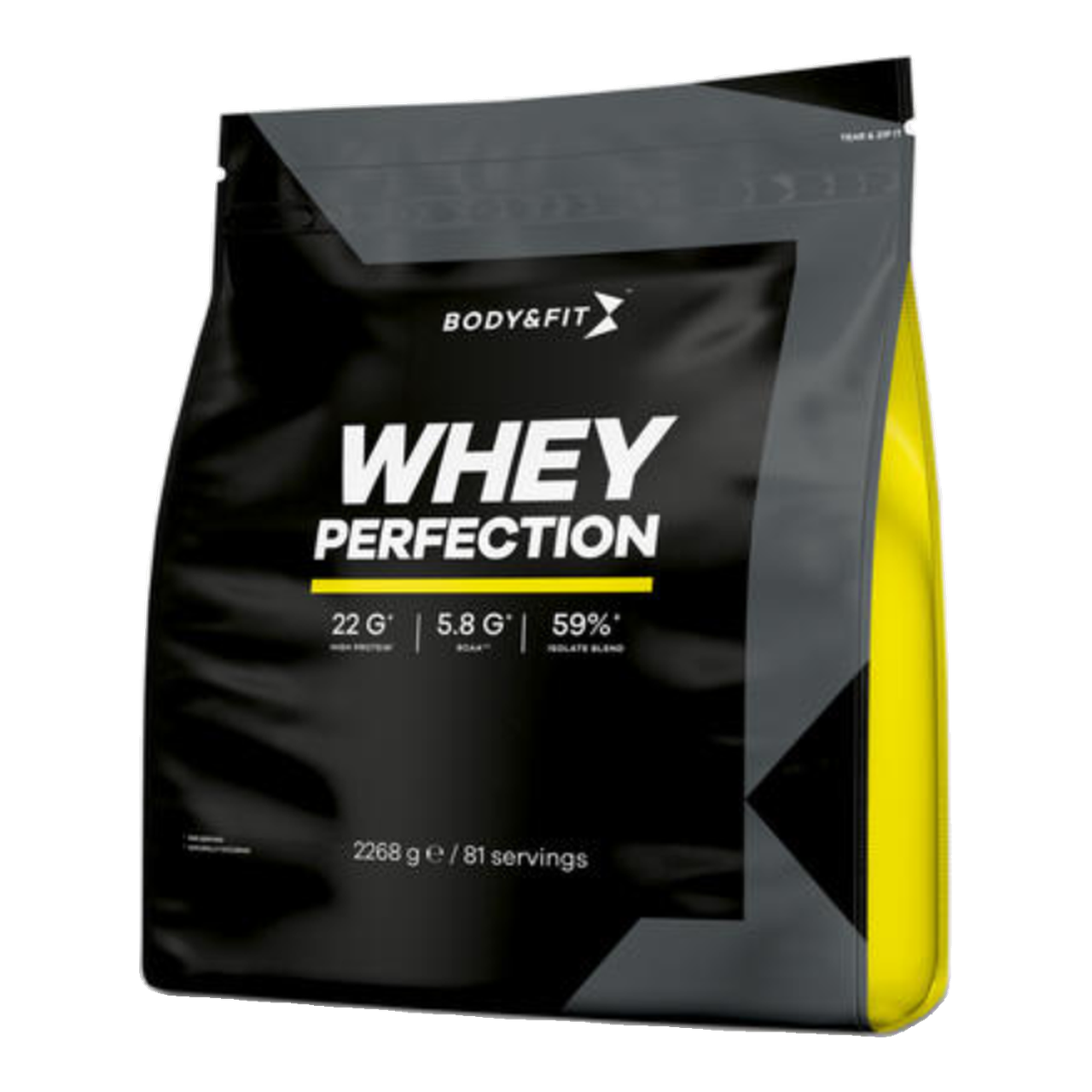 BODY&FIT - Whey Perfection Milkshake Fraise - 2,268 kg (81 portions)