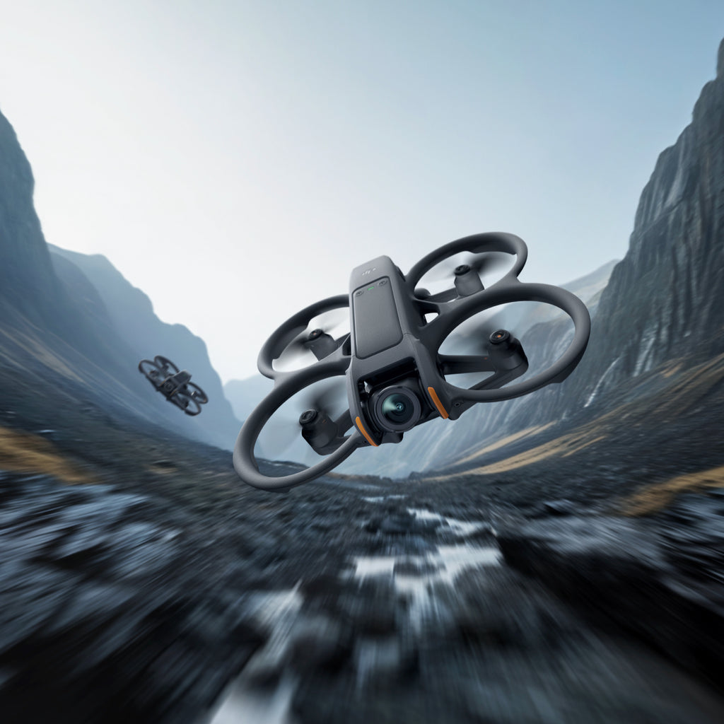 DJI Avata 2 Drone seul, Drone FPV avec caméra 4K, Protection d'hélice intégrée, Champ de vision ultra-large 155°, Compatible avec RC Motion 3