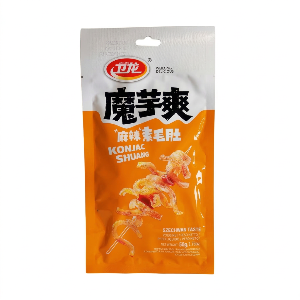 "Veilong, mâcheux végétariens épicés 'Mao Du' 50g"