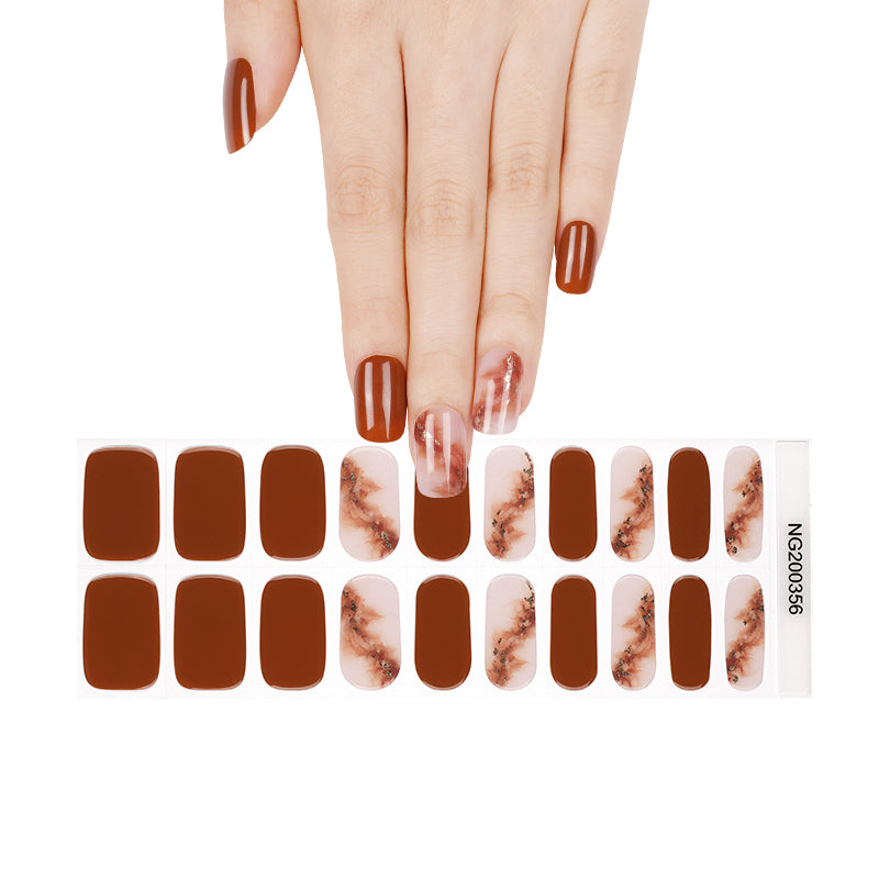MeoMagic Stickers à Ongles Press-On Nail Art en Gel Teinte 14-152 (Lot de 20)