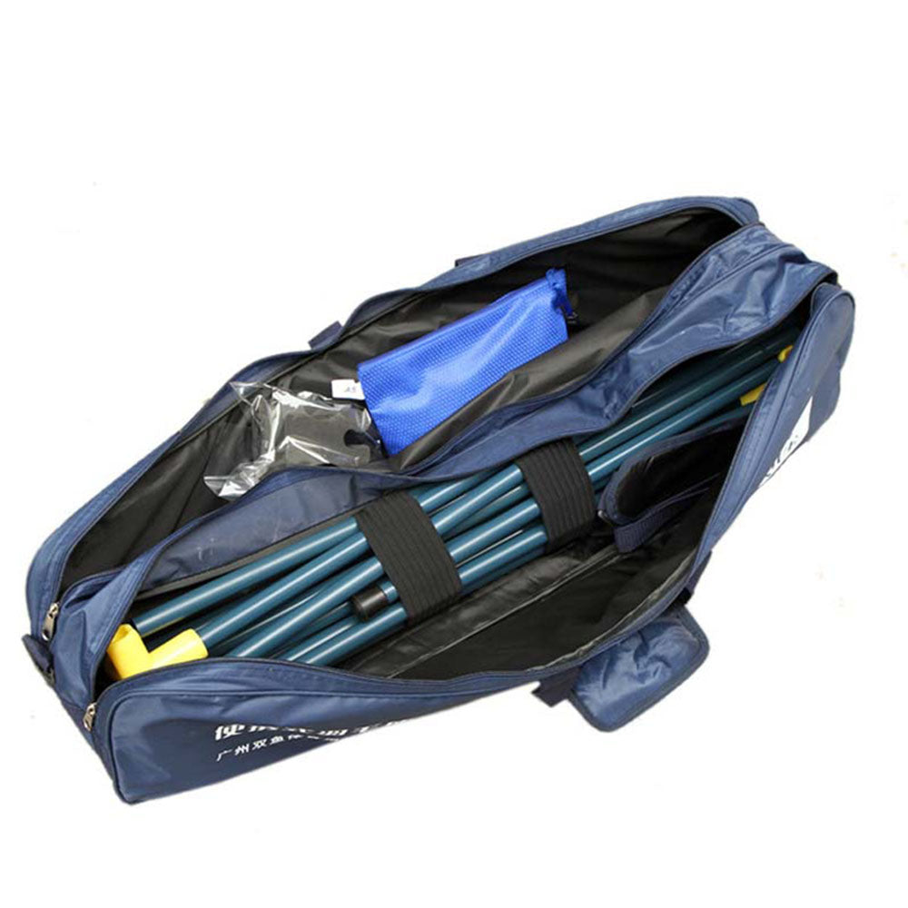 Double Fish Set de filet de badminton portable avec étui pour raquettes - BX