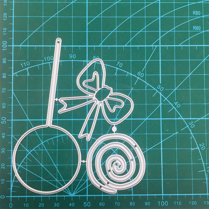 WhereHike Matrices de découpe en métal bonbons assortis pour kit de fabrication de cartes, papier gaufré, découpes, machine de scrapbooking, pochoirs