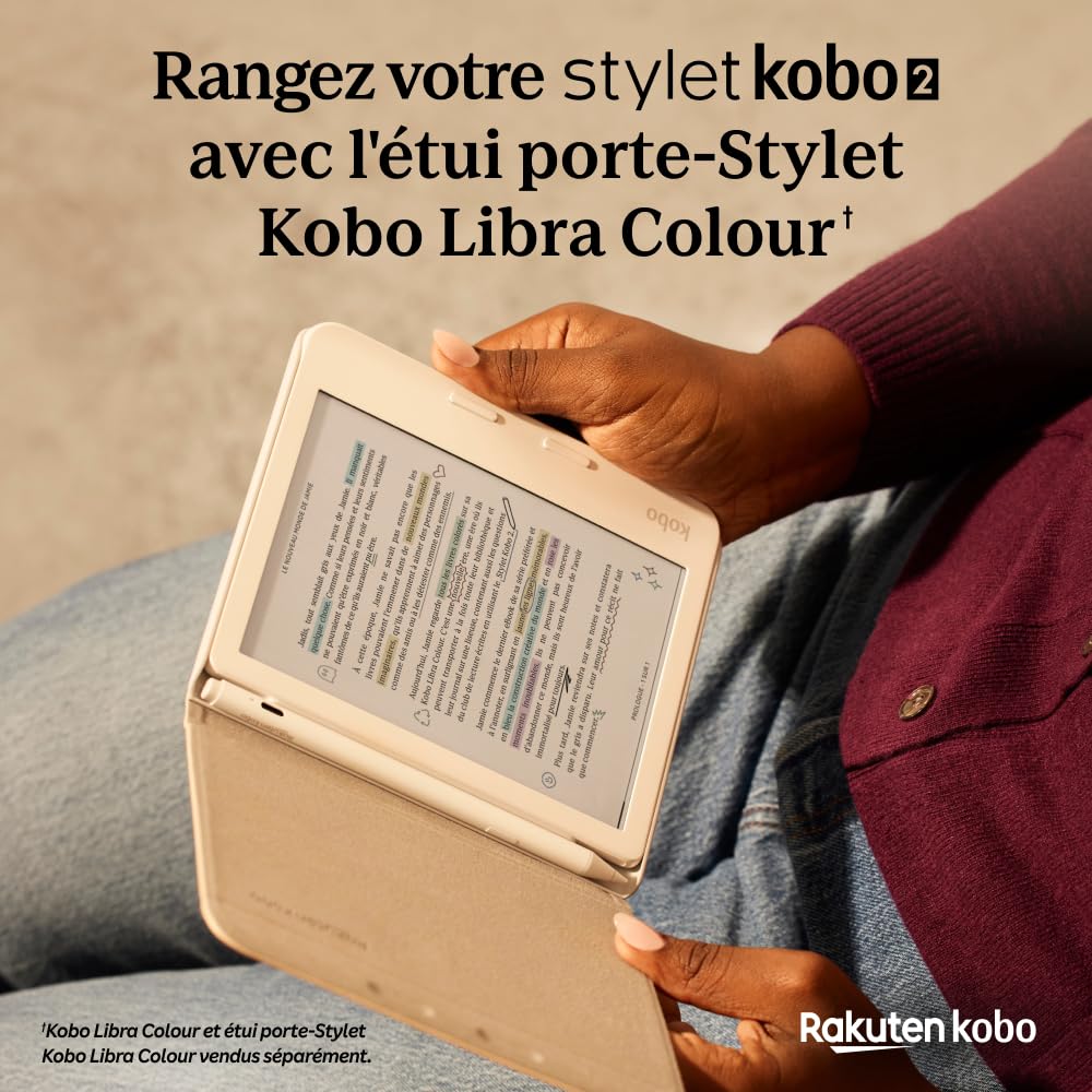 Kobo Stylus 2 compatible Kobo Libra Colour/Sage/Elipsa2E - Blanc