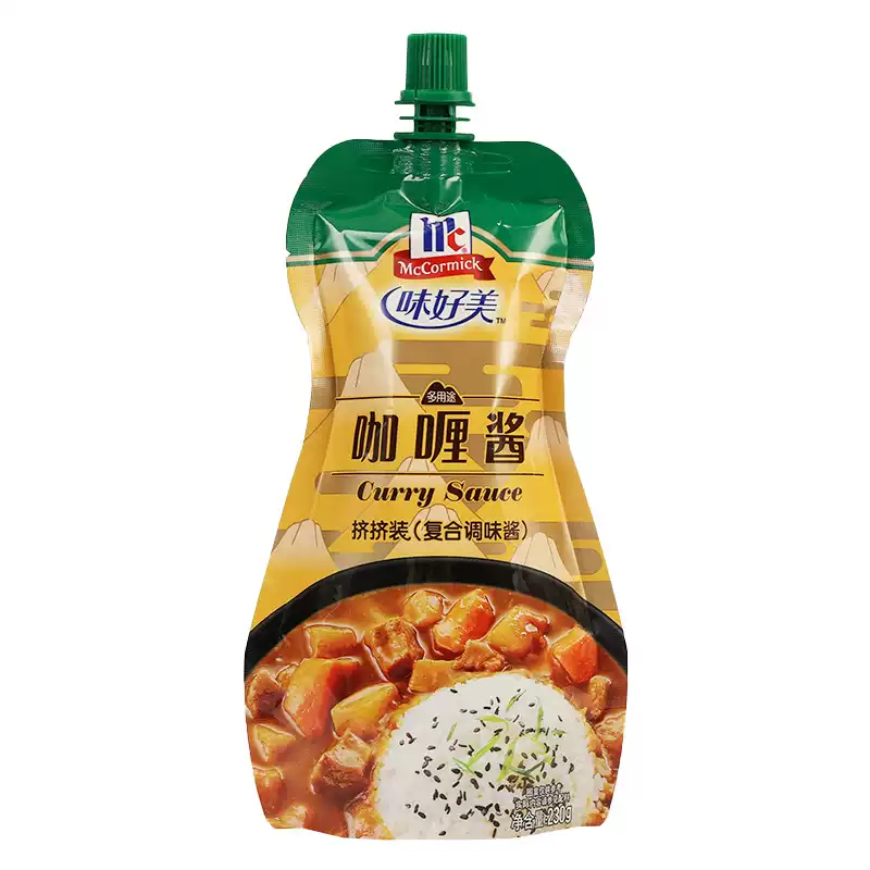 McCormick Sauce au curry en sachet souple pressable 230 g
