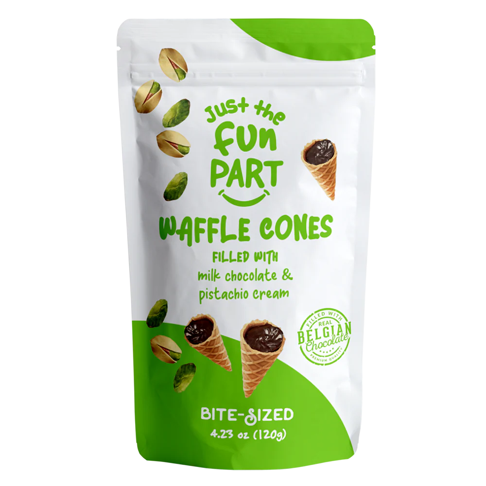 JUST THE FUN PART Chocolat au lait et crème de pistache 120 g