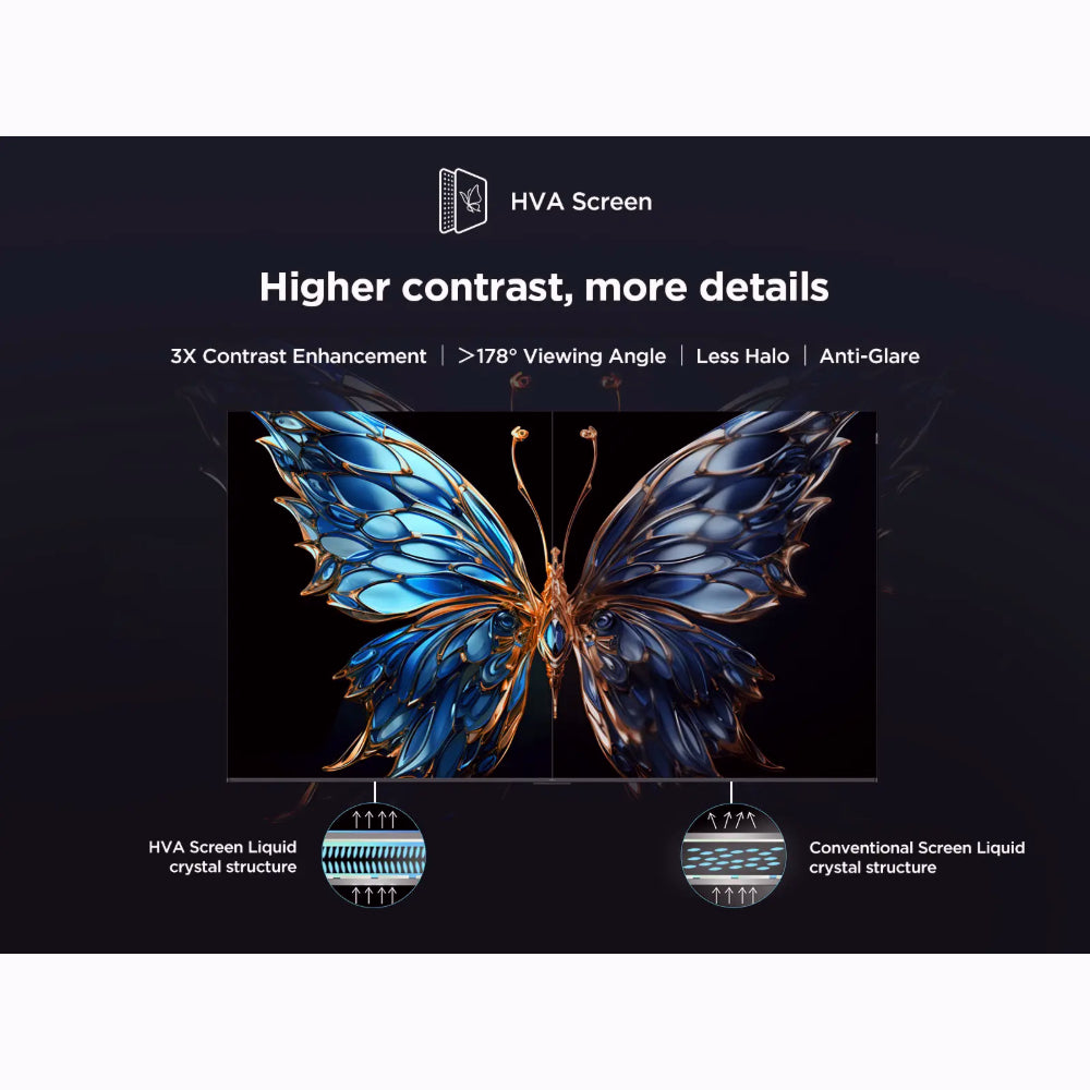 TCL 43V6C Téléviseur Smart TV 4K Ultra HD avec prise en charge HDR10+, dalle HVA et Dolby Vision - 43 pouces