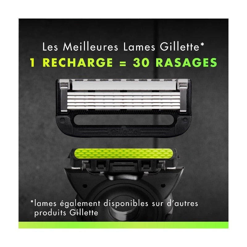 Gillette Labs Rasoir pour hommes avec barre exfoliante Édition Nuit néon 1 unité