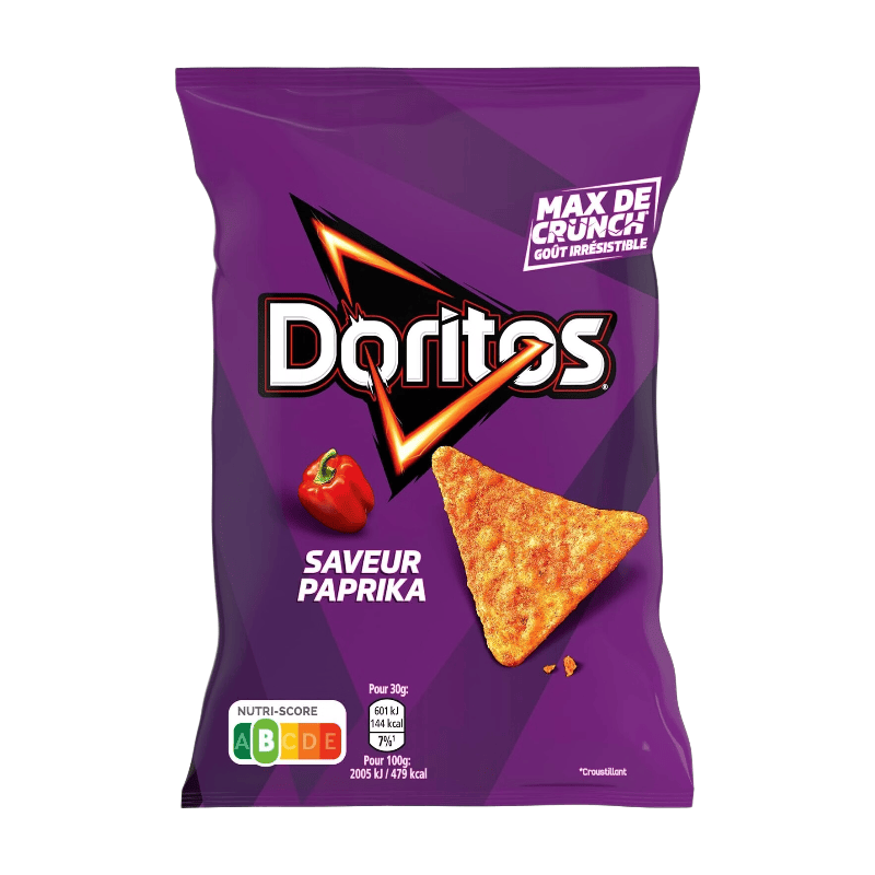 Doritos Chips de Tortilla Saveur Paprika, 160 g