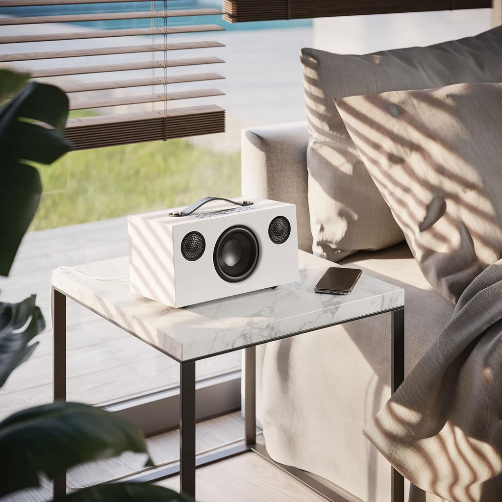 Audio Pro C5 MkII White Enceinte connectée sans fil Wifi AirPlay2 - Blanc
