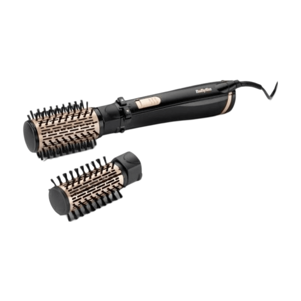 Babyliss Brosse soufflante rotative Big Hair Dual 1000 AS962E, 1000 W, Noir et Rose