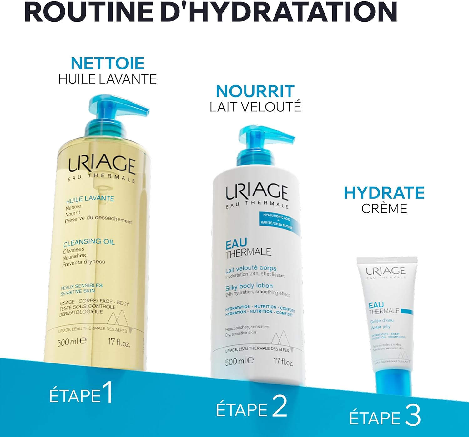 URIGE Huile de Douche Nettoyante 1L