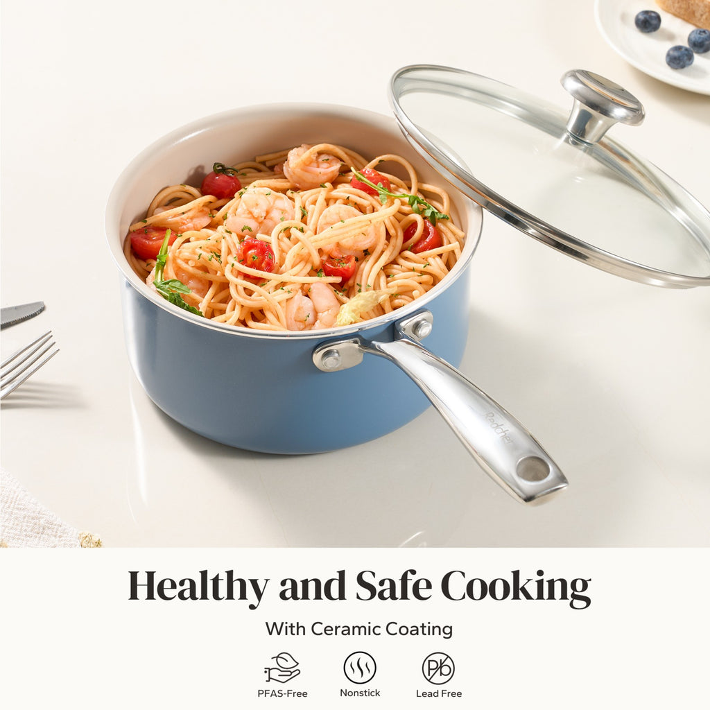 Redchef Gemstone Casserole en aluminium 18cm Bleu