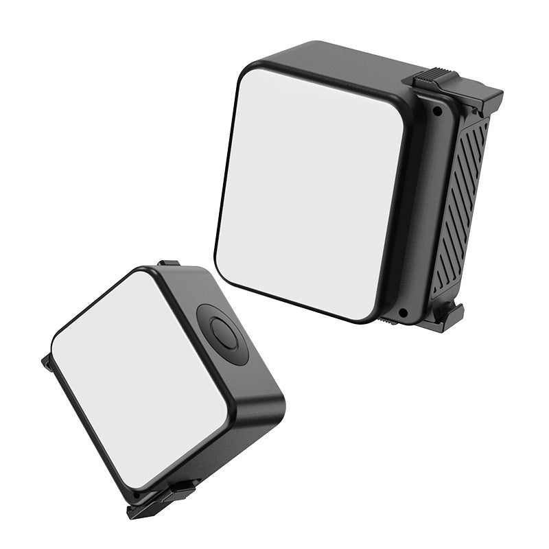 Ulanzi LM18 Mini lumière vidéo à fixation magnétique rapide, lumière pour caméra d'action avec batterie 500 mAh, lumière photo portable pour DJI OSMO Action 3/4/5 Pro