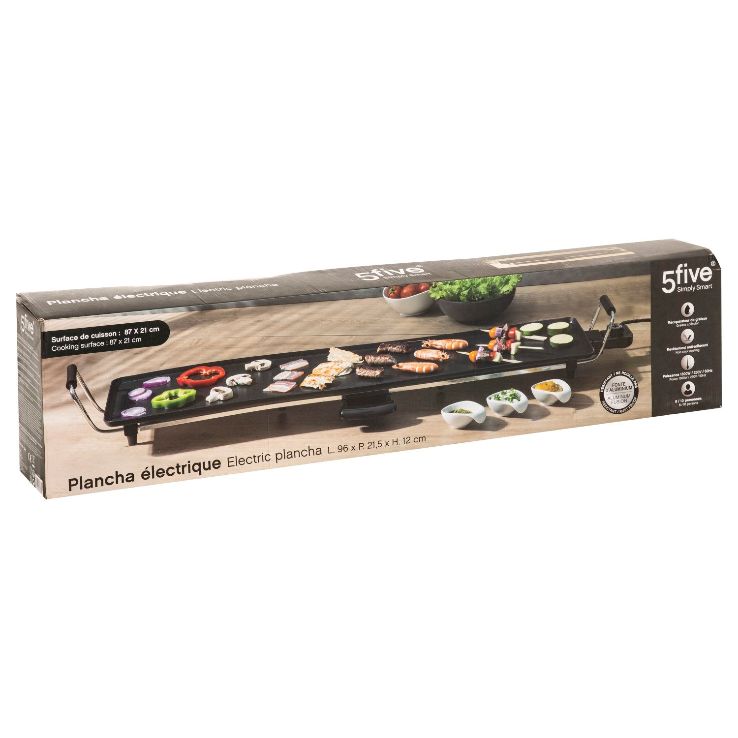 5five Plancha électrique - 90 cm