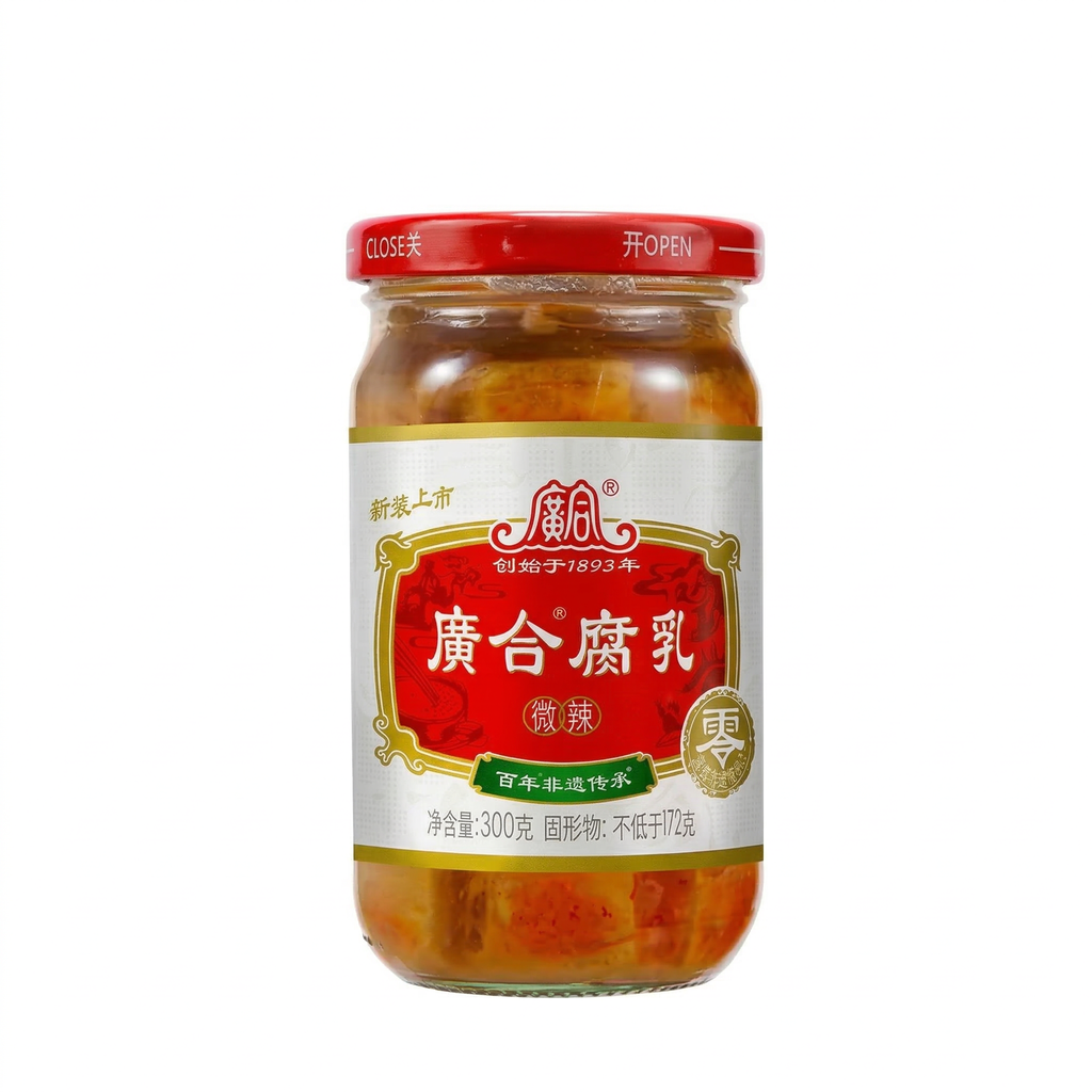 GuangHe Tofu fermenté (légèrement épicé) 300 g