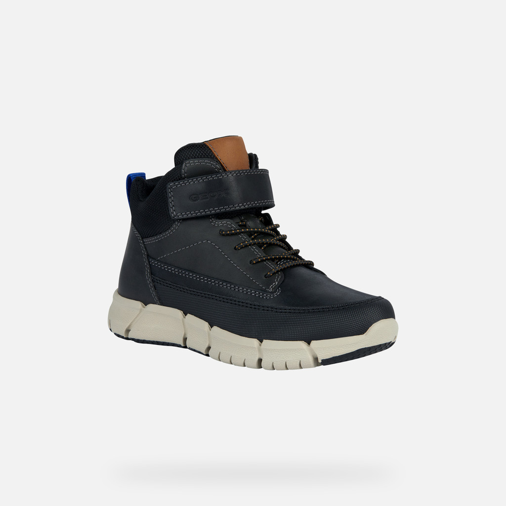 GEOX Flexyper Baskets montantes garçon bleu marine