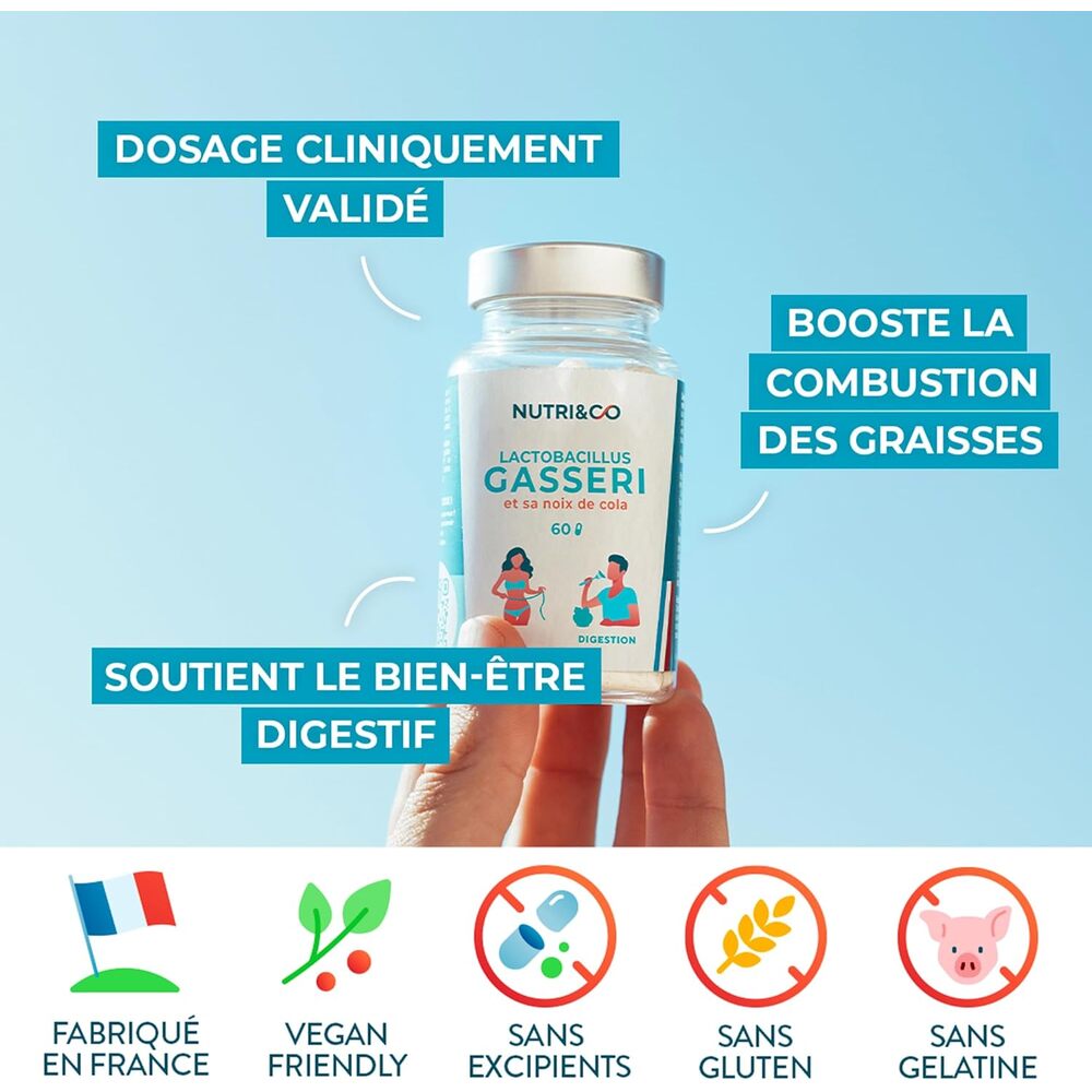 Nutri&Co Lactobacillus Gasseri - 60 gélules