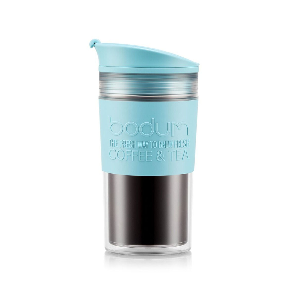 Bodum Gobelet de voyage 350 ml - Bleu bébé - Système à double paroi