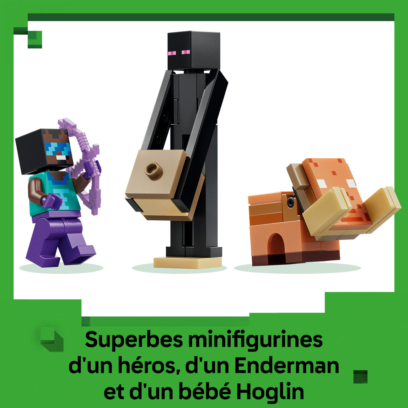 LEGO Minecraft 21584 Voyage à travers les Portails du Nether et de l’Ender