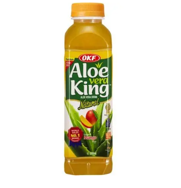 OKF Boisson à l'aloe vera saveur mangue - 500 ml