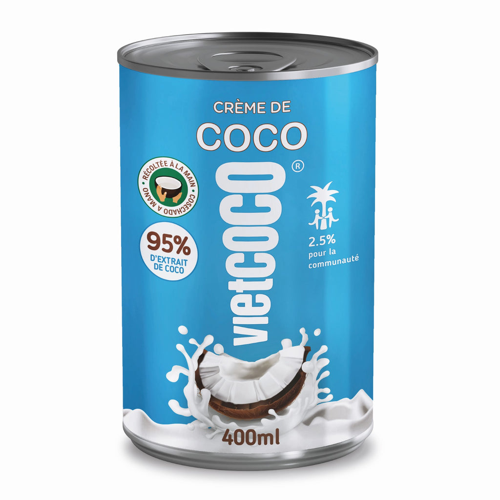Vietcoco Crème de coco 20–22 % de matières grasses, 400 ml