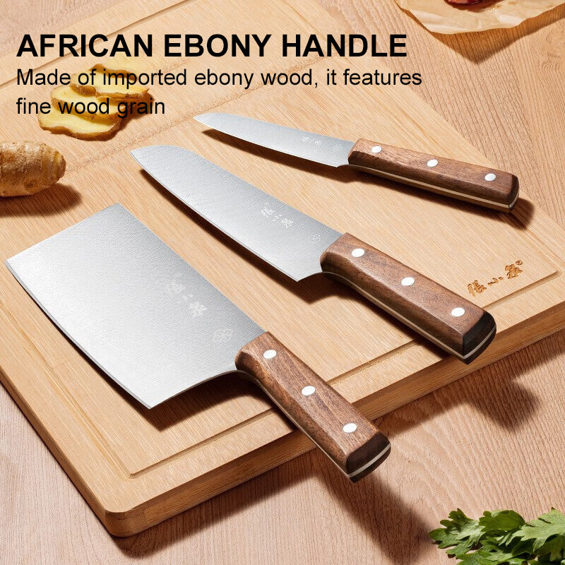 Zhang Xiaoquan Kit d’outils (porte-outils en bois + plusieurs outils + ciseaux) Kit d’outils pour la maison et la cuisine