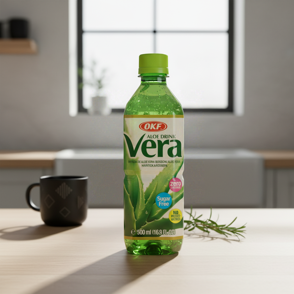 OKF Boisson à l’aloe vera sans sucre - 500 ml