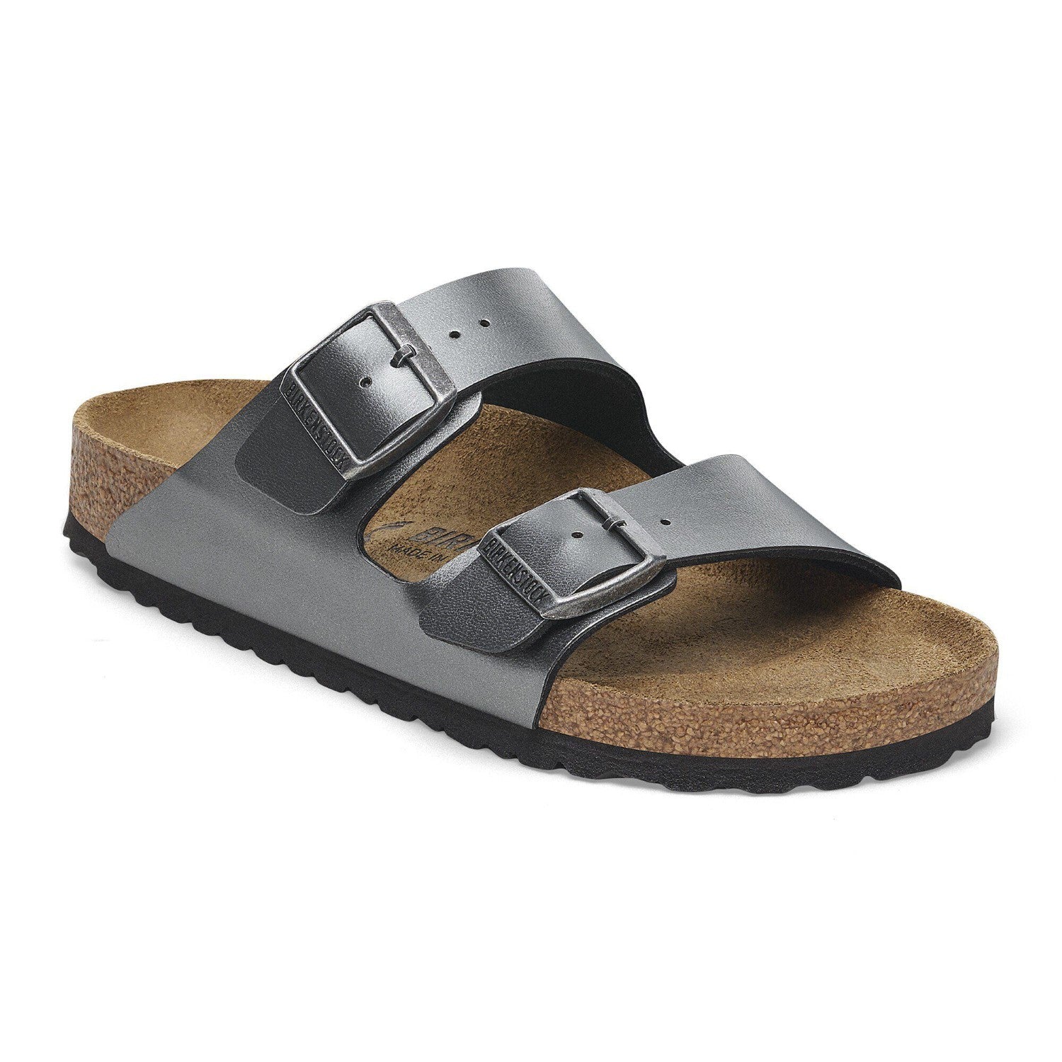 Birkenstock Arizona Birko Flor Femme (Étroit) Noir