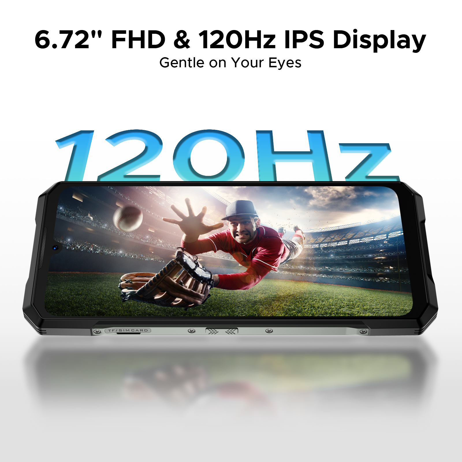 DOOGEE Blade GT Pro 5G Smartphone Rugged 2025, Effets Lumineux Dynamiques, 32 Go + 512 Go, 6 nm D7025, 120 Hz & 6,72" FHD+, Caméra IA 100 MP, Téléphone Mobile Android Ultra-Fin