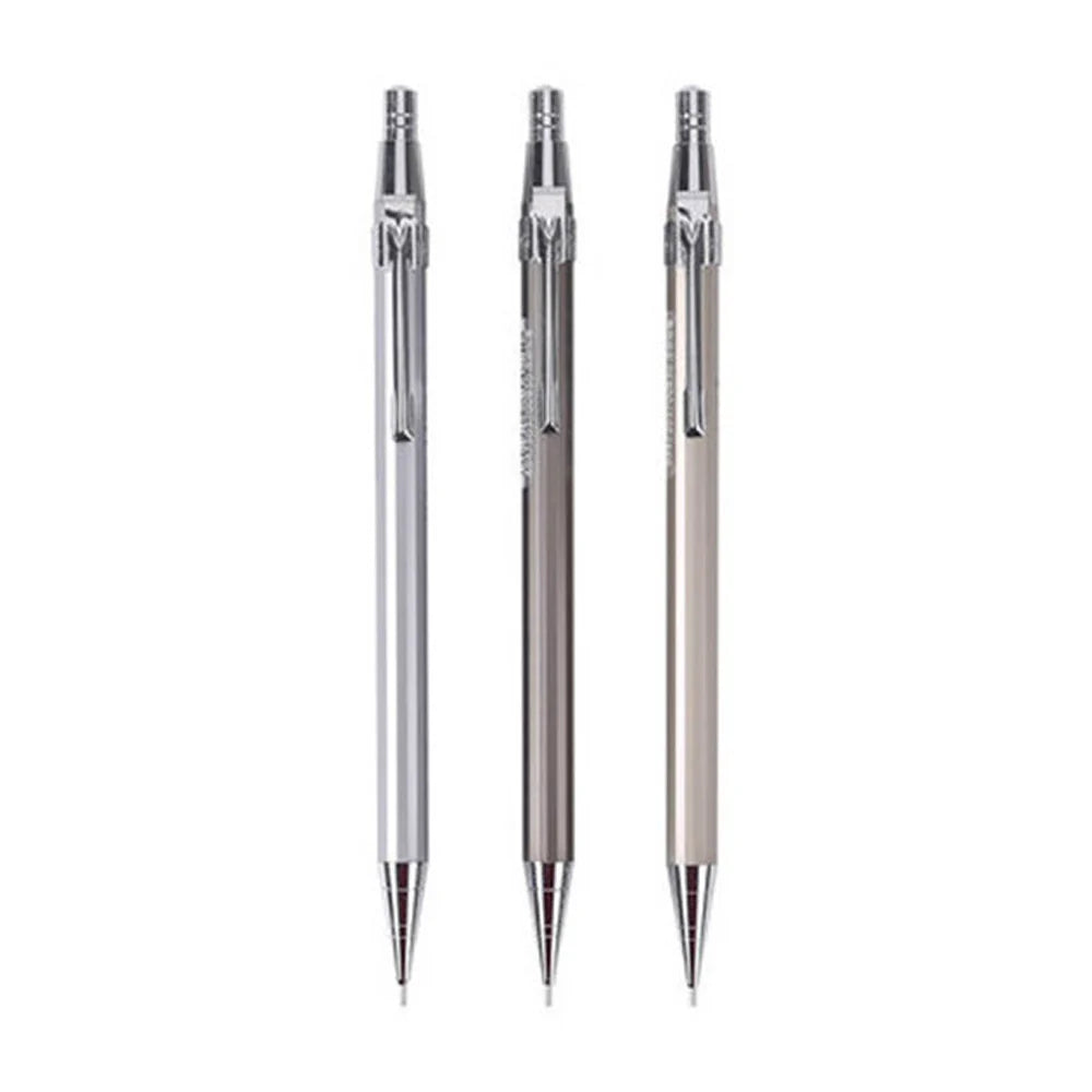 M&G Lot de 3 porte-mines en métal pour écriture, dessin et croquis, 0,5 mm, Porte-mines de dessin technique durables pour école et bureau