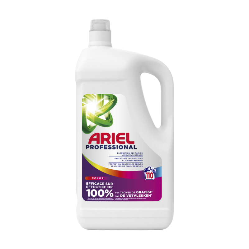 ARIEL Lessive liquide professionnelle Couleur 110 doses 4,95L