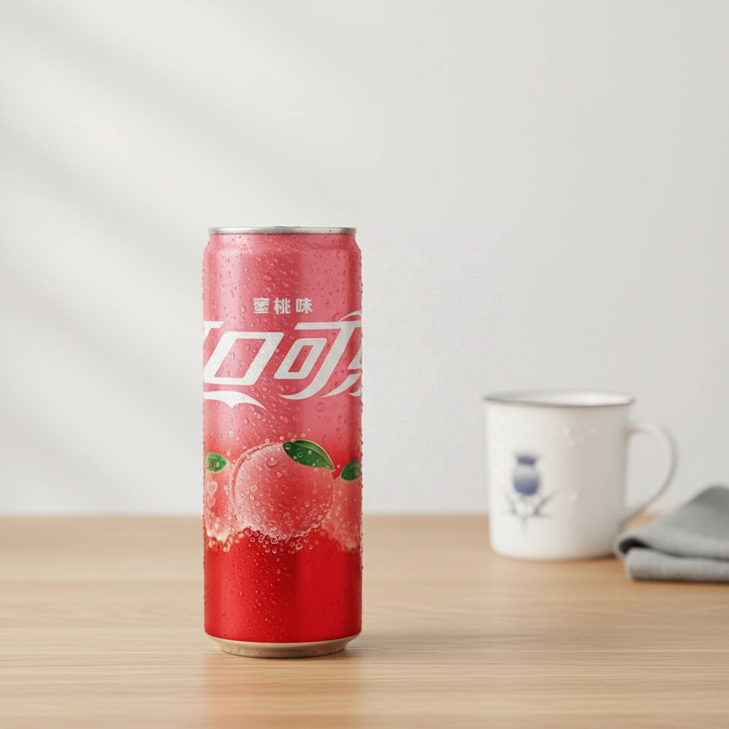Coca-Cola saveur pêche - 330 ml