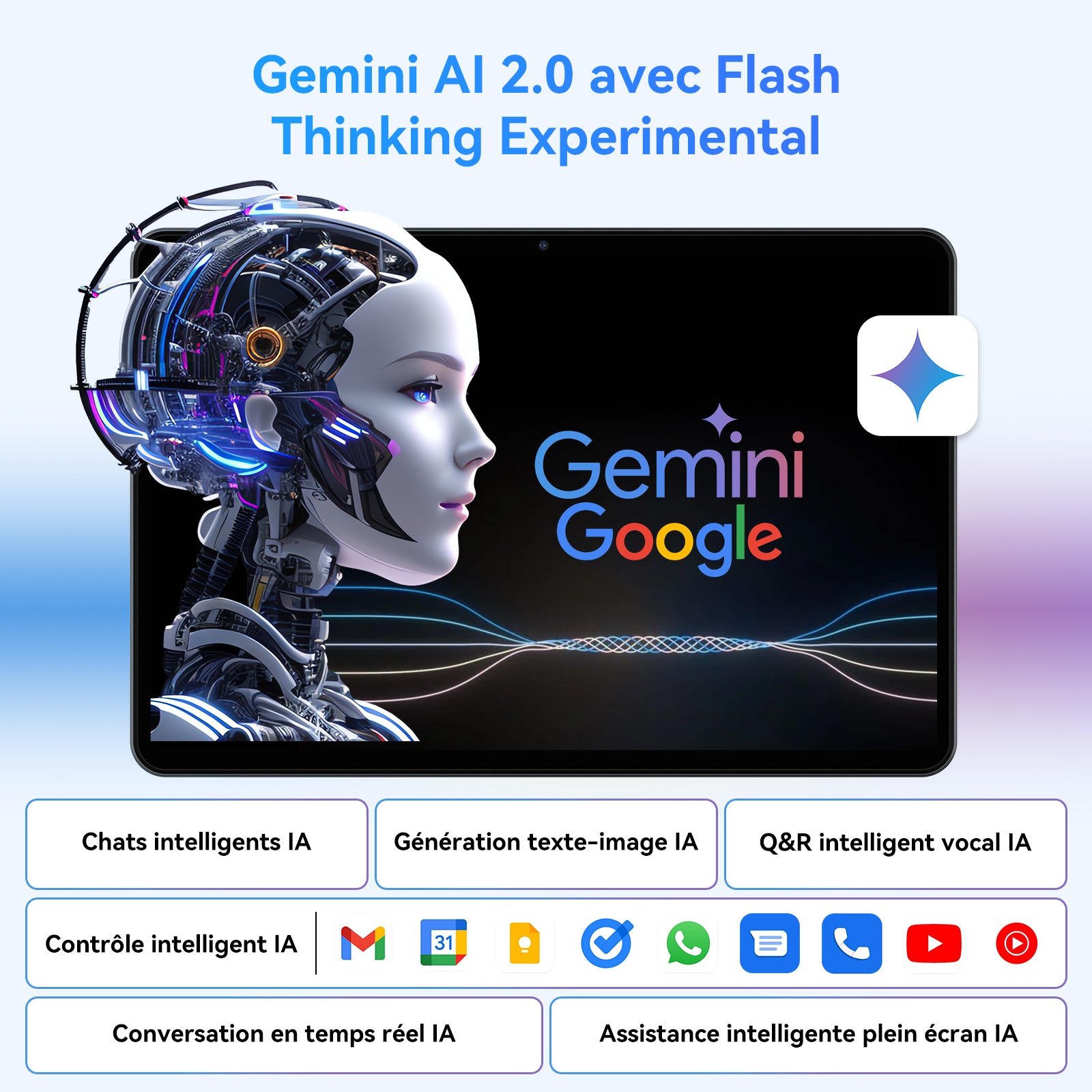 TABWEE T80 Tablette Android 16, 10,5 pouces, 12 Go (4 + 8) de RAM + 64 Go de ROM, résolution de 1280 x 800 pixels