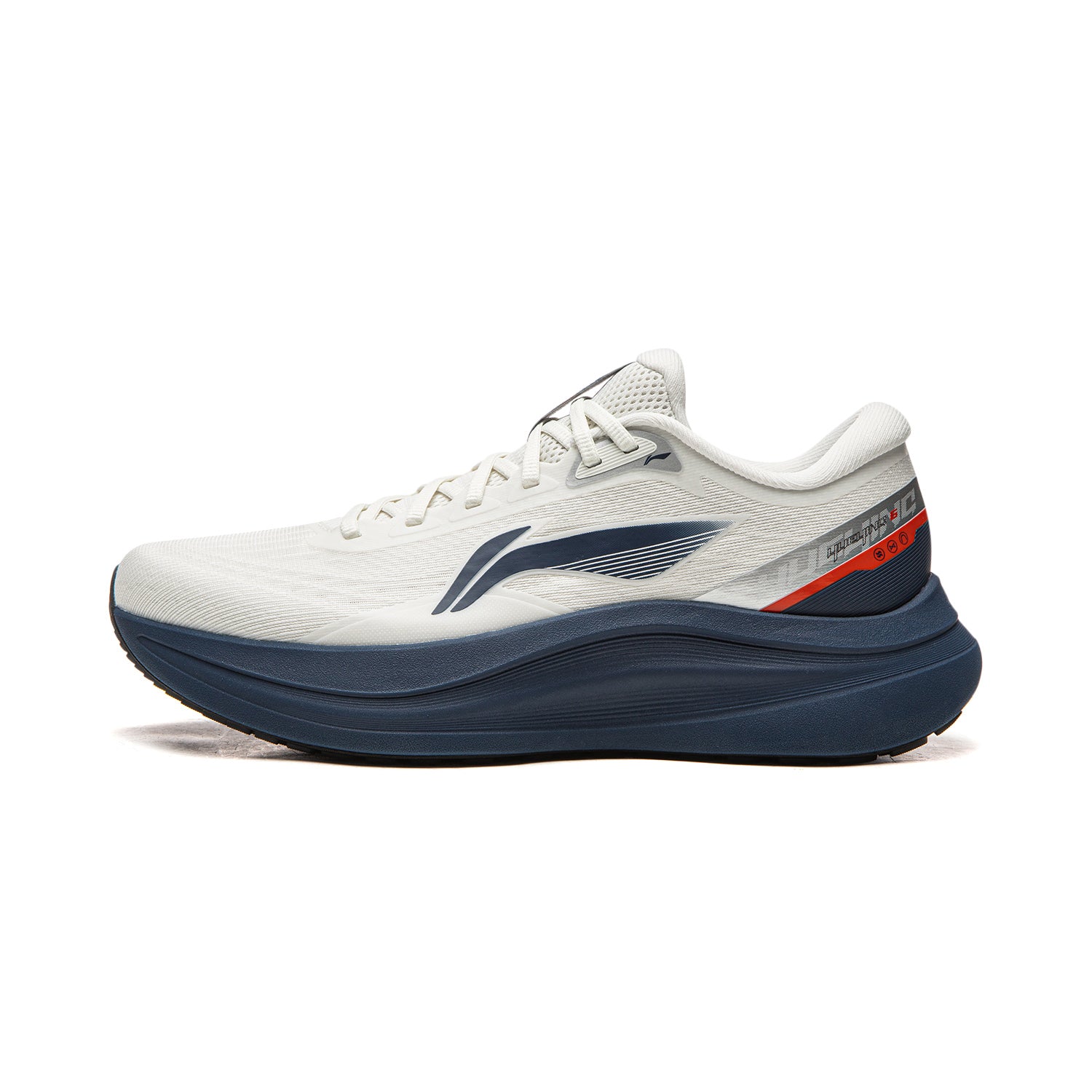 EU43 LI-NING YUEYING 6 Chaussures de running protection et amorti pour homme sport et plein air - Gris craie
