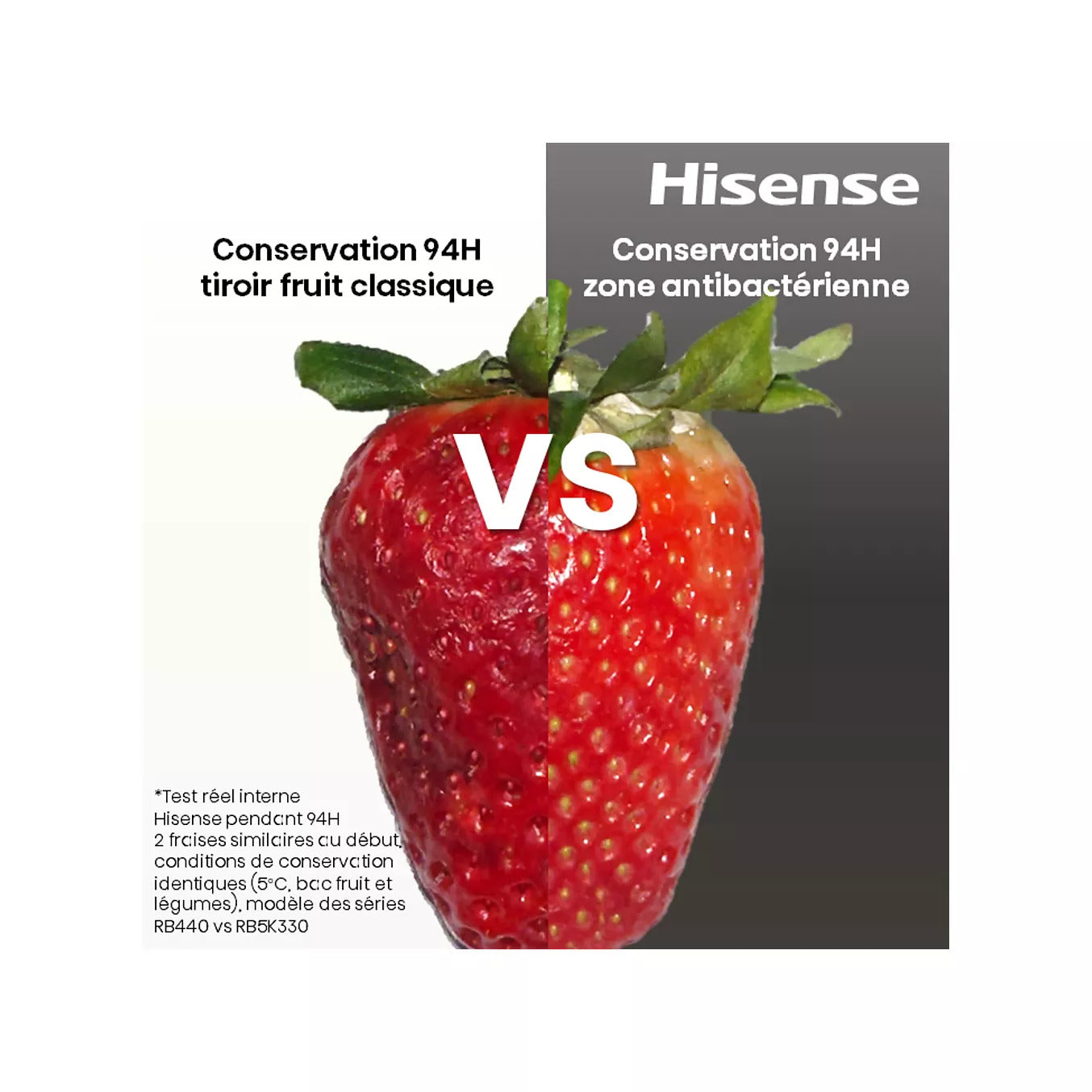 Hisense RB5K330GSFC Réfrigérateur Combo 330 Litres Noir