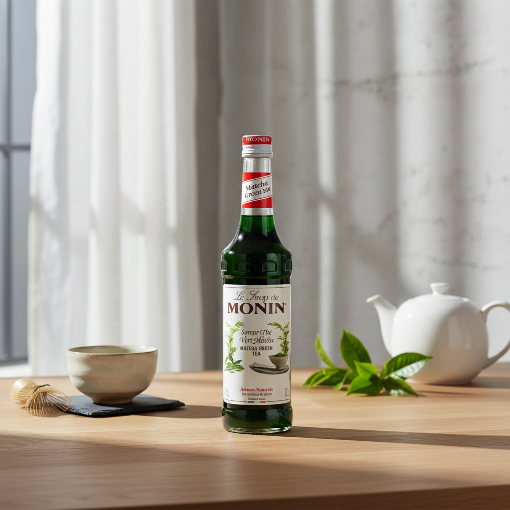MONIN Sirop saveur thé vert matcha - 700 ml