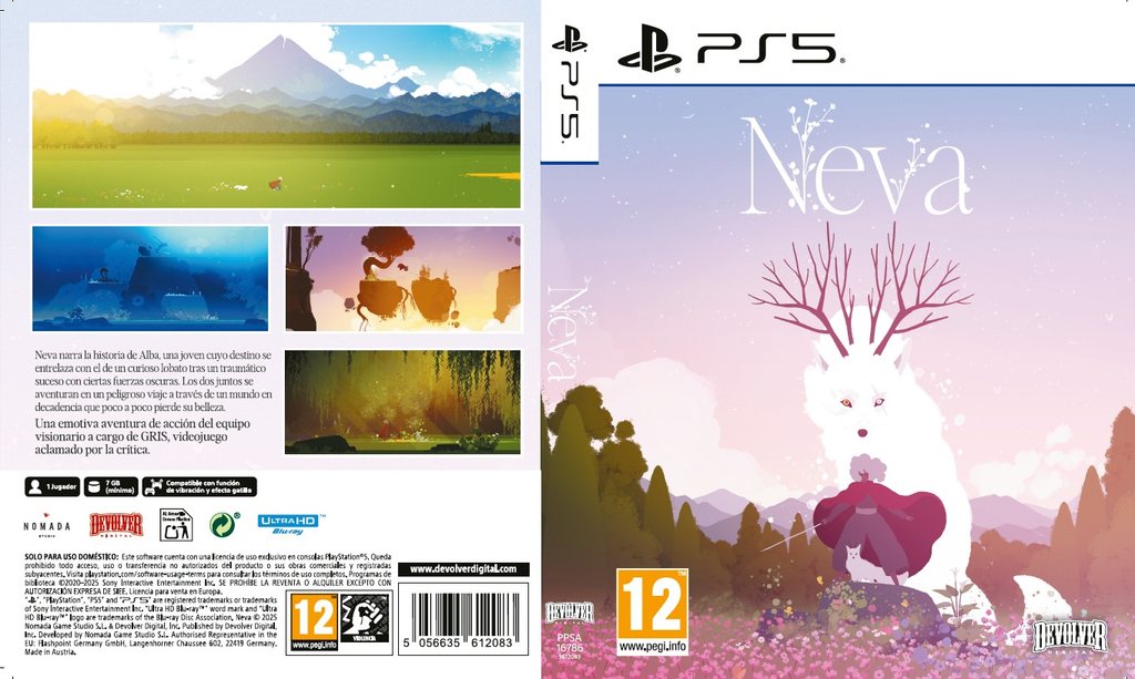 Neva - PS5 - Version multilingue (dont le français) - Jaquette espagnol