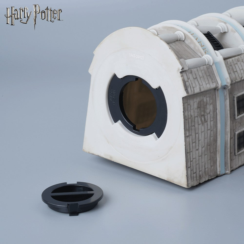 Warner Bros. 1 pièce Tirelire Dragon de la banque Gringotts Harry Potter Sous licence officielle Figurine en PVC 3D Étanche Incassable Boîte à monnaie Banque à pièces Décoration