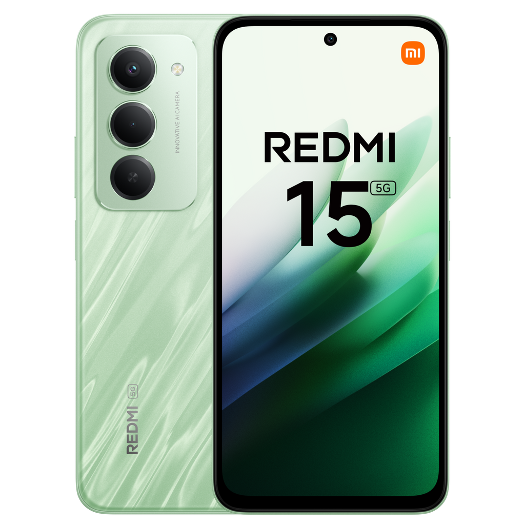 Xiaomi REDMI 15 5G 8/256 Vert Ondulé Double SIM, NFC