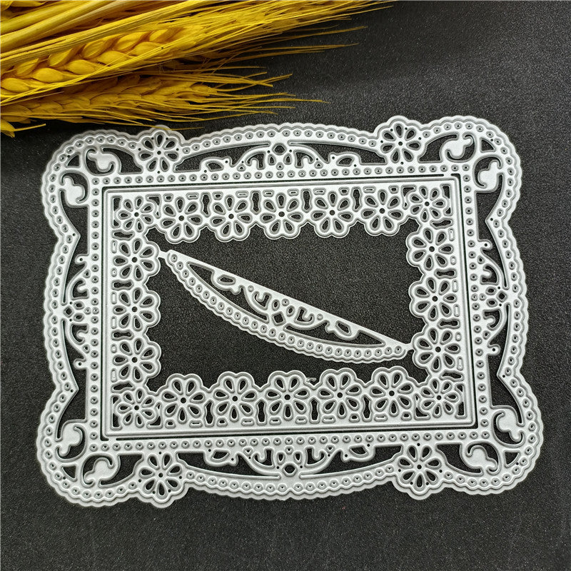 Cadres Photo Dies de Découpe Stencils Dies de Cadres Moule de Modelage en Métal Outil de Décoration Cadeau Album Photo Gaufrage Papier de Scrapbooking Décoration de Cartes Artisanat