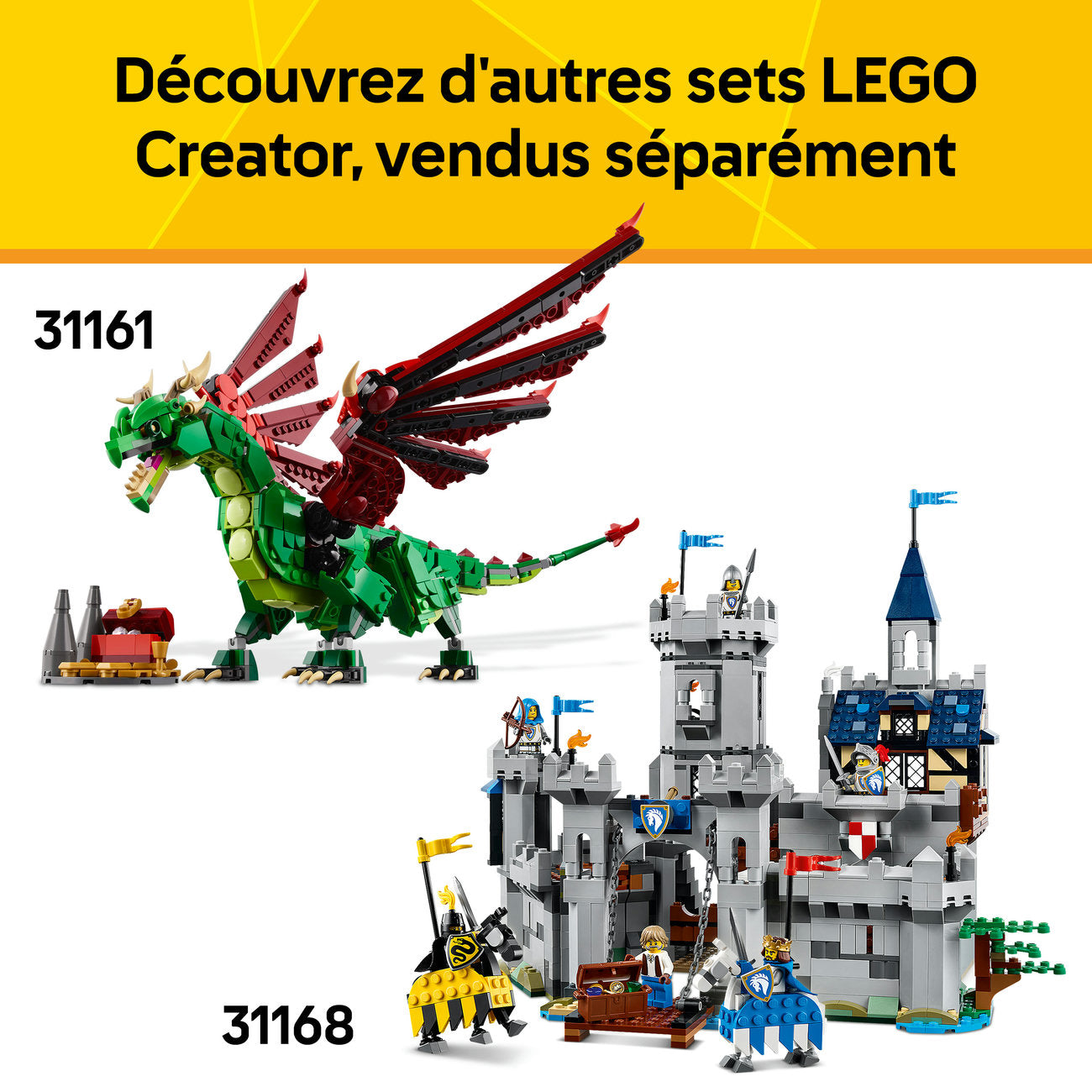 LEGO Creator 3 en 1 Maison Hantée, Bateau Fantôme & Train Fantôme 31167 Set de Construction Jouet (736 Pièces)
