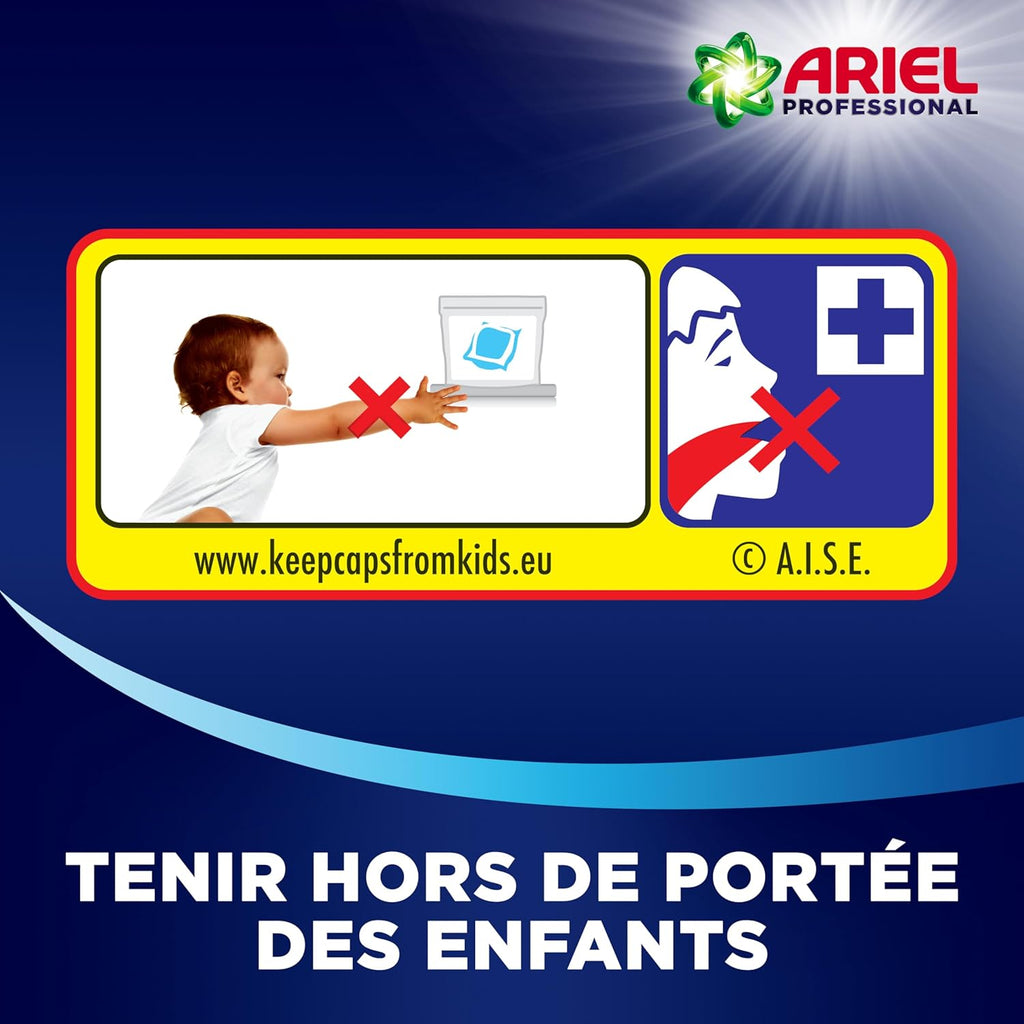 Ariel Capsules de lessive tout-en-un concentrées Professionnel Original - 50 doses