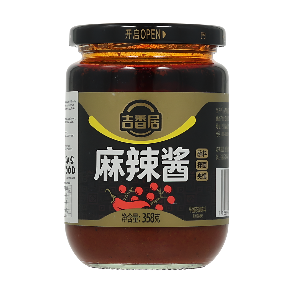 Ji Xiang Ju Sauce mala au poivre du Sichuan et piment - 358 g
