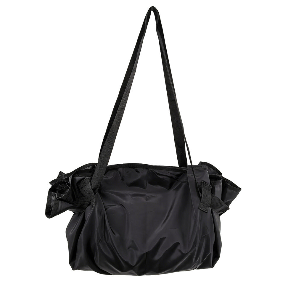 Sac fourre-tout convertible 2 en 1 & tapis de pique-nique, sac de plage pliable imperméable, tapis de sol rond de 100 cm, sac de transport léger et compact pour camping en plein air