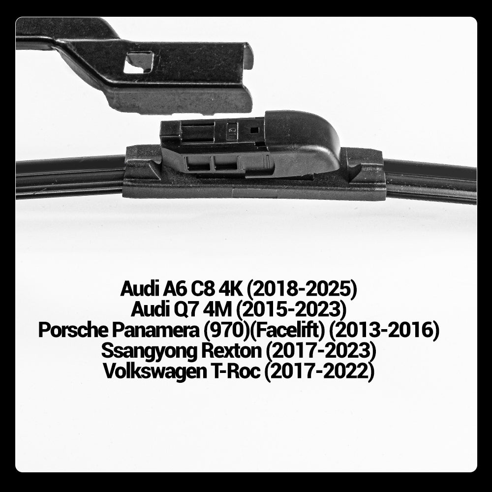 LECIBUBI Essuie-glaces pour Audi A6 C8/Q7, Volkswagen T-Roc, Porsche Panamera, équipement d'origine - 650 mm + 500 mm