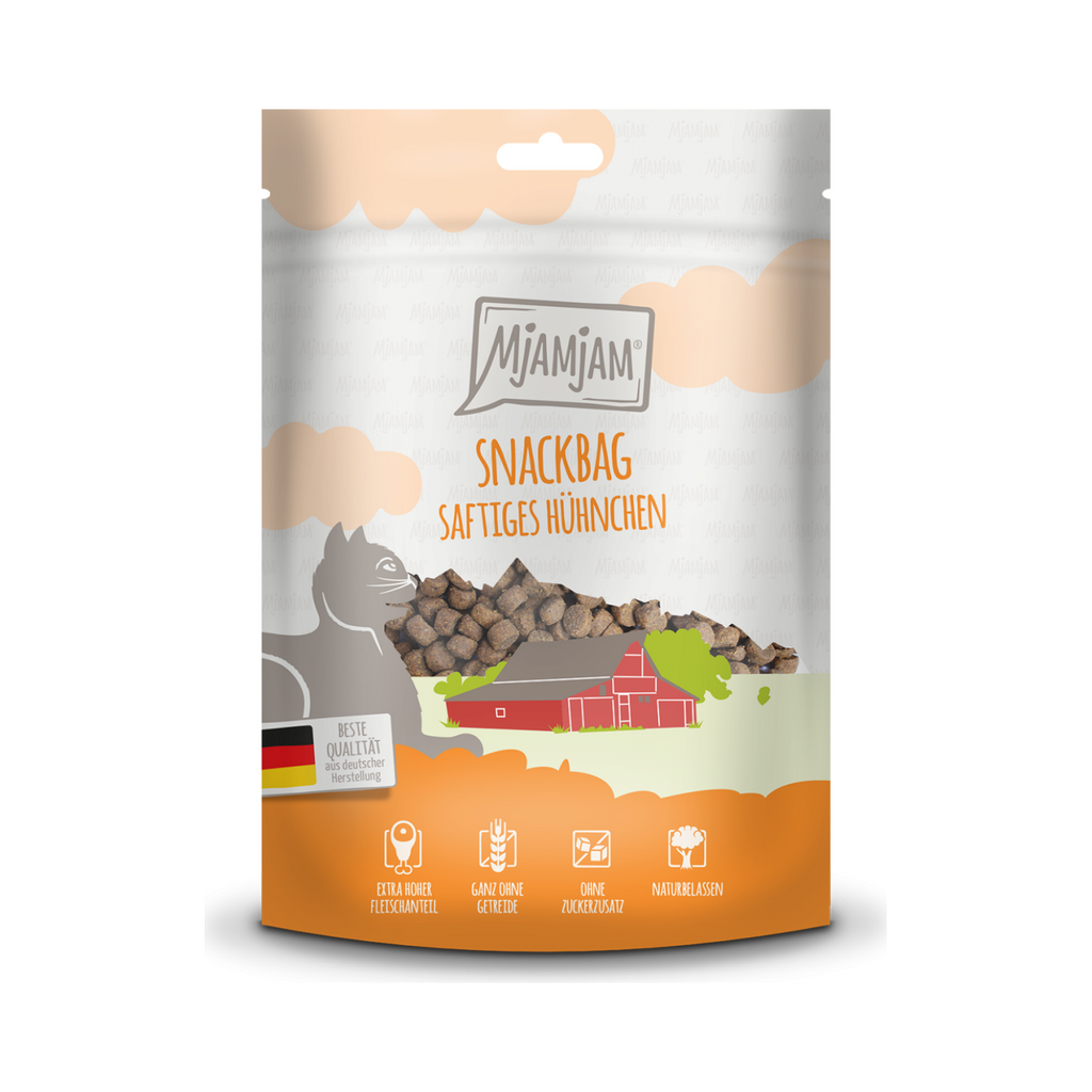 MjAMjAM Friandises pour chat au poulet 125 g